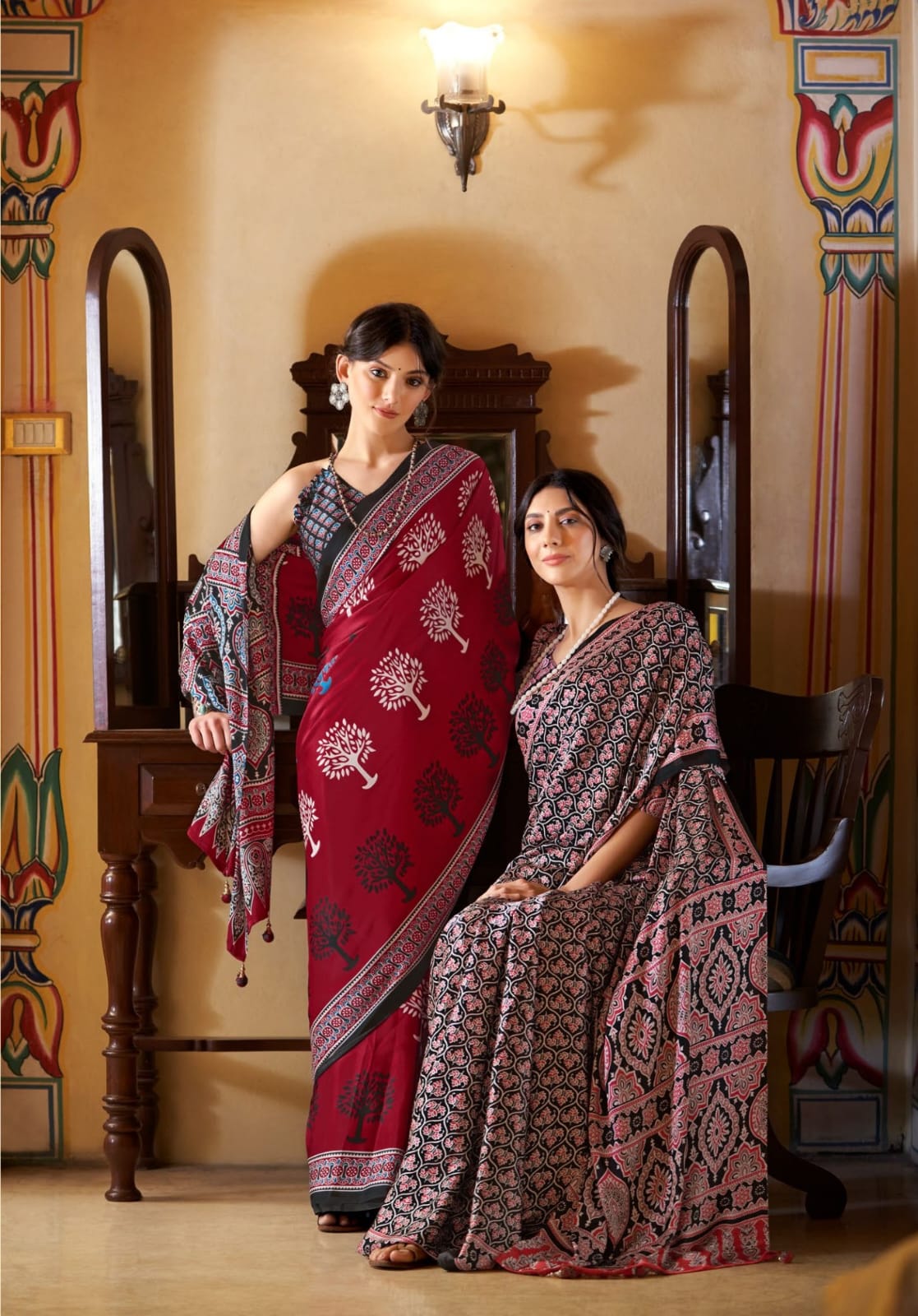 Mohar Vol 2 By Apple Japan Satin Printed Sarees Wholesale Market In Surat With Price